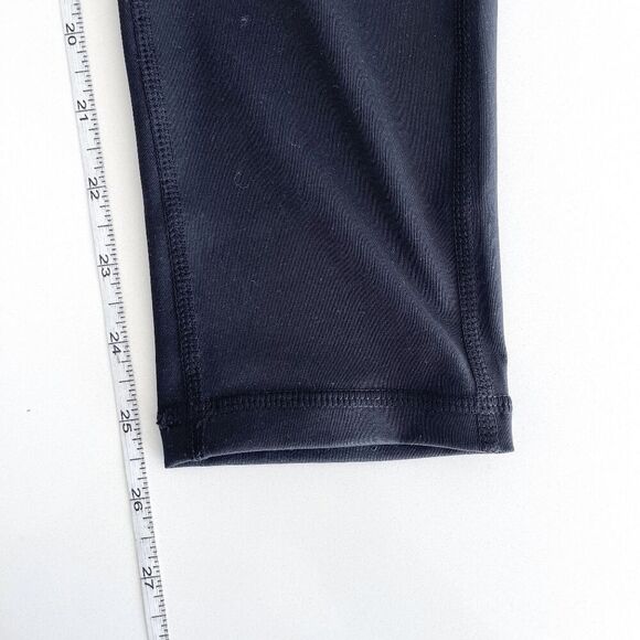 NWOT Carly Jean Los Angeles Womens Mid-Rise Split hole Legging Black Large - Picture 7 of 11